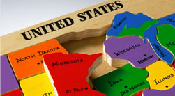 Educational Wooden Puzzles | United State Map Puzzle | Alphabet Puzzle | Clock Puzzle